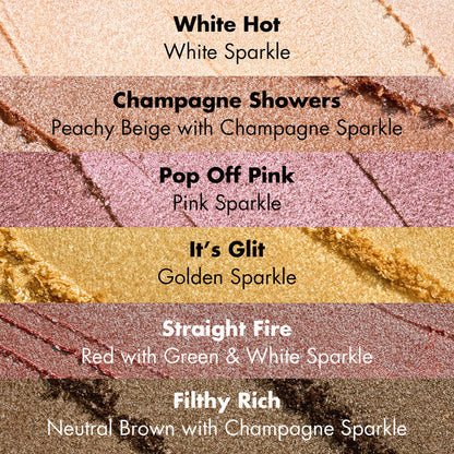 Sparkling Glitter Eyeshadow for a Radiant, Glamorous Effect